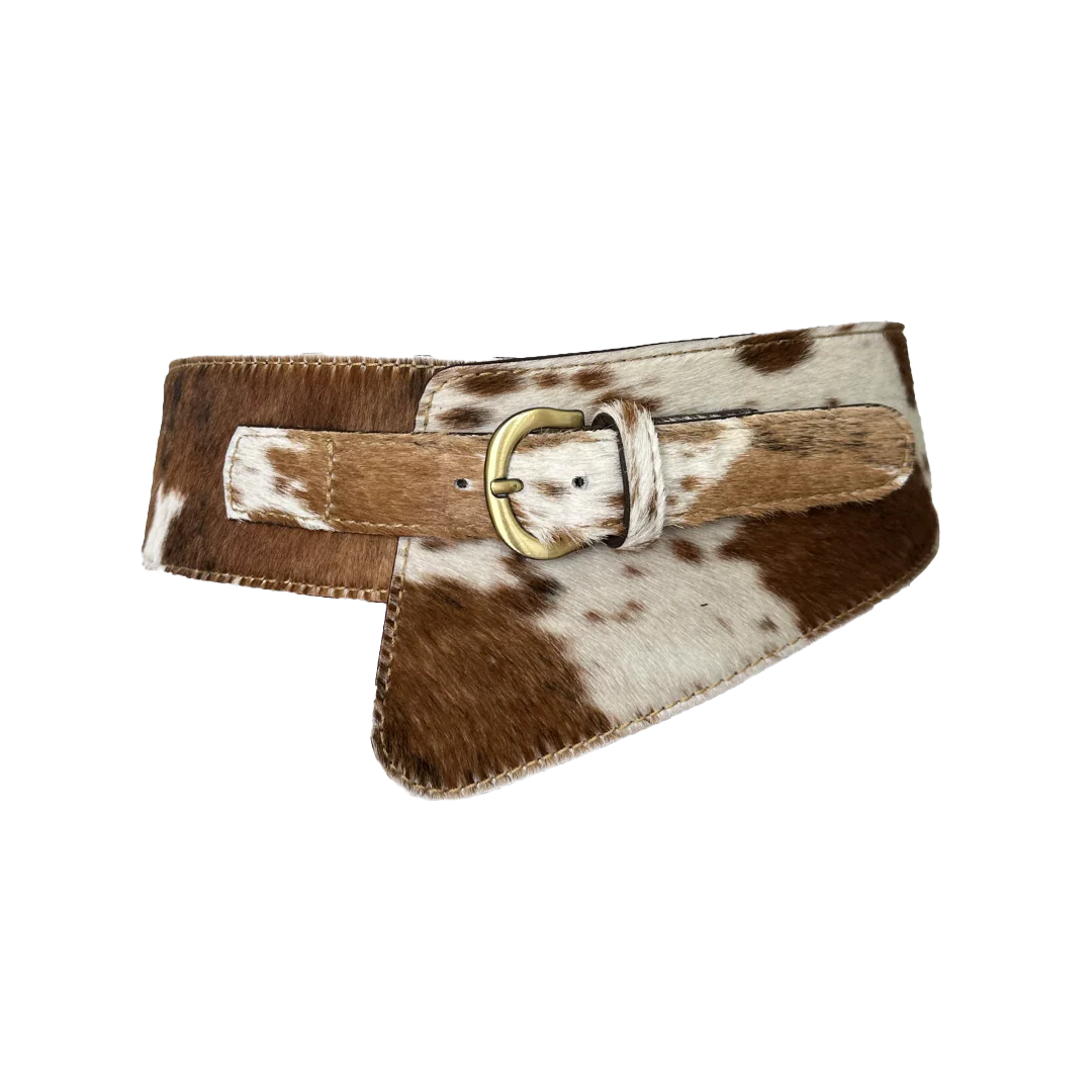 Savanna Cow Print Brown
