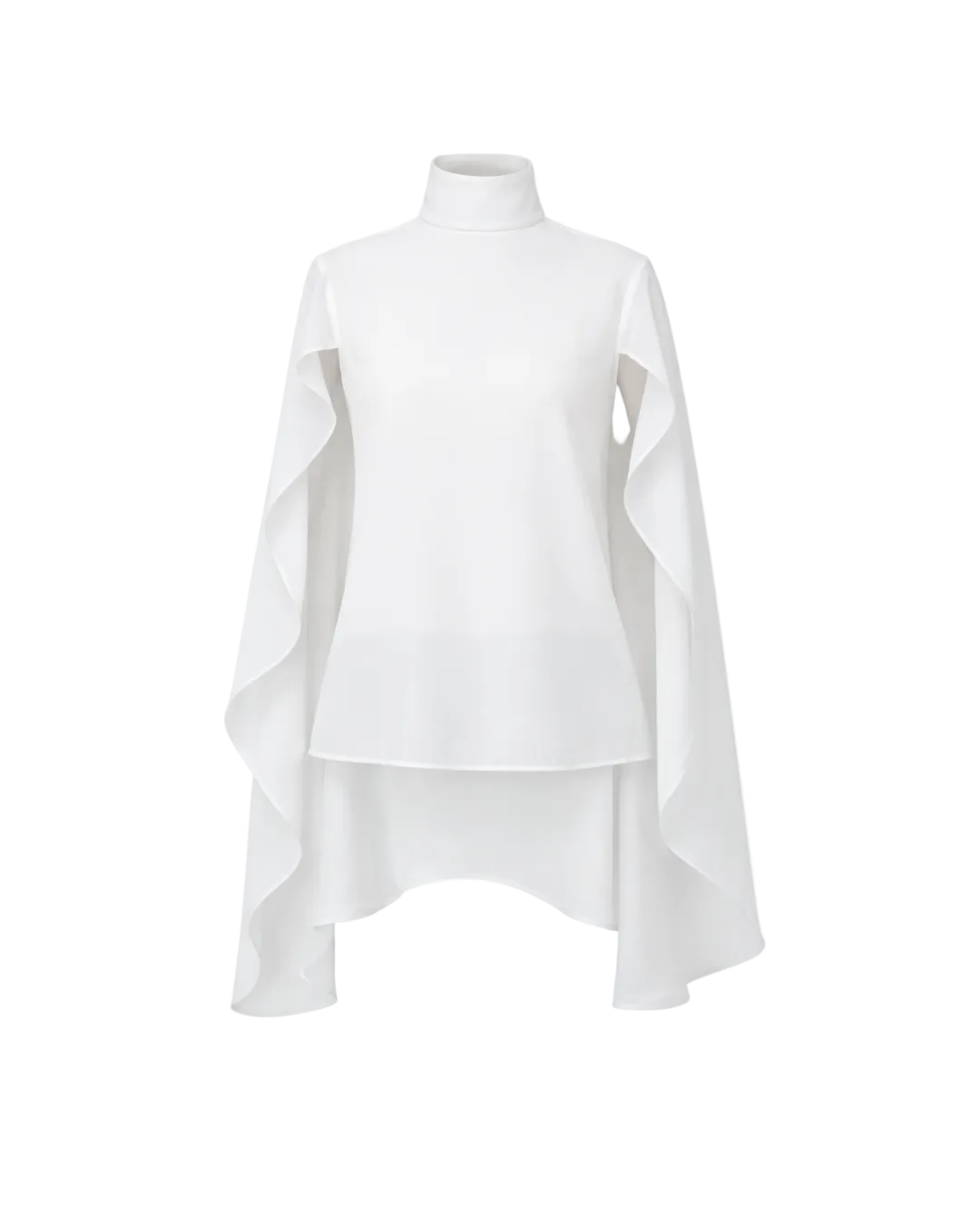 Cape White Blouse