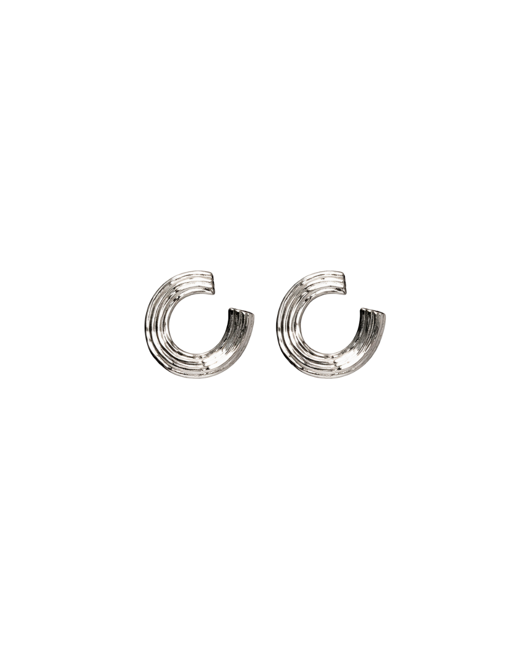 Gaia Silver Maxi Earring