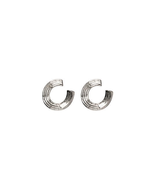 Gaia Silver Maxi Earring