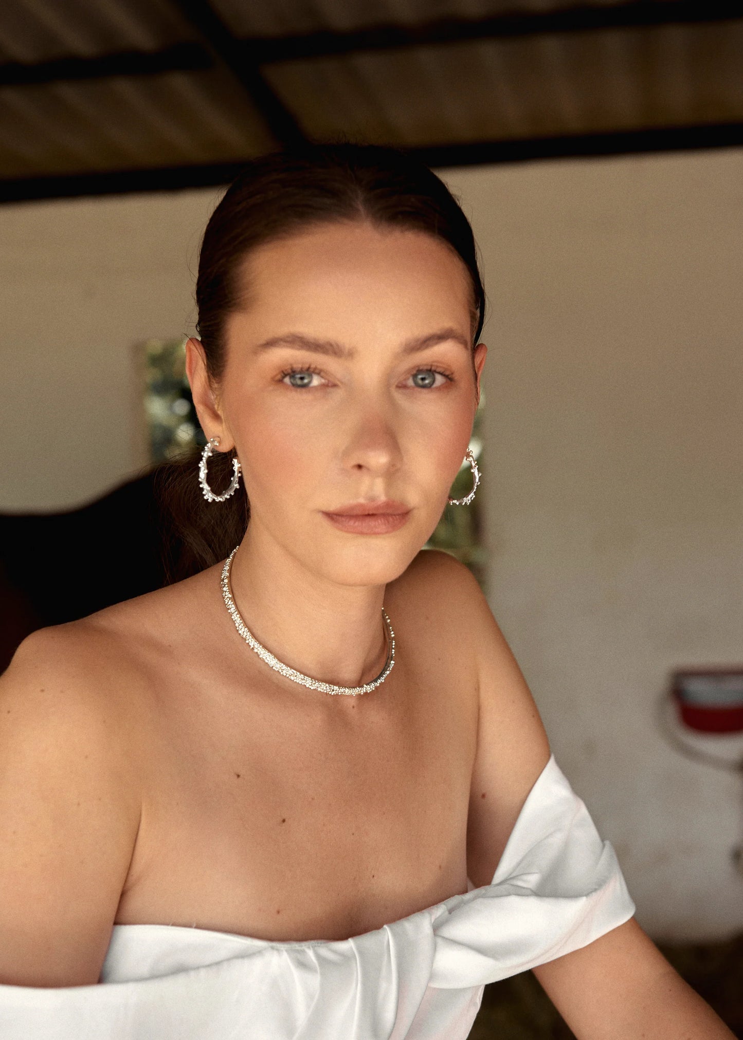 Universo Silver Earrings