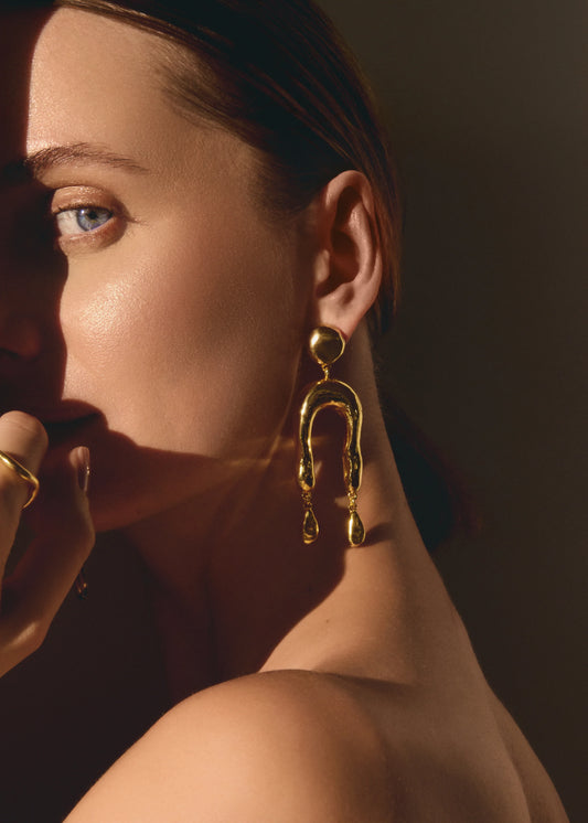Ateliēr Gold Earrings