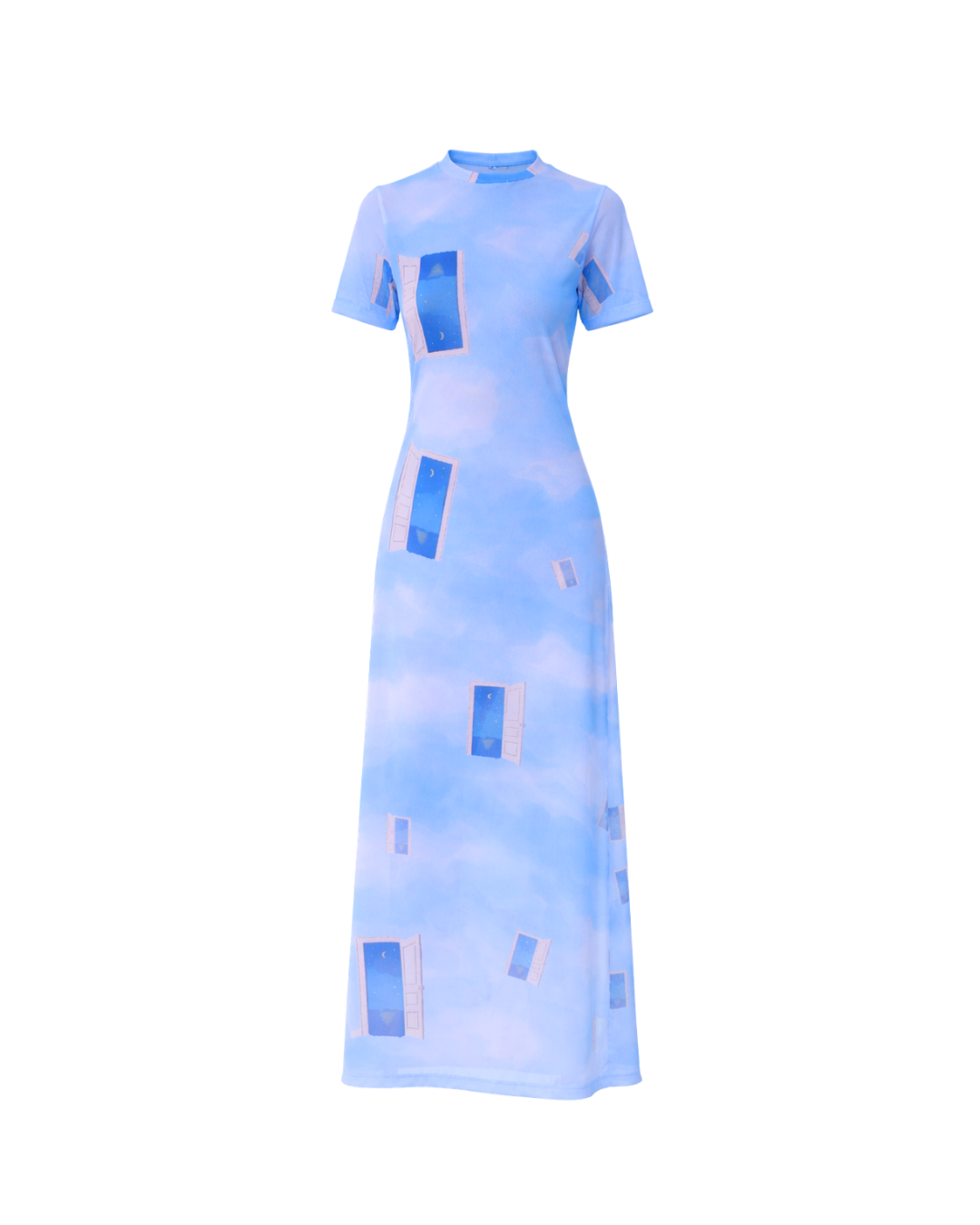 Mesh Dress - Sky